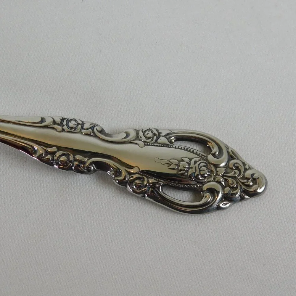 Oneida Brahms Community Stainless 5 Serving Pieces Pie Gravy Sugar Butter Fork